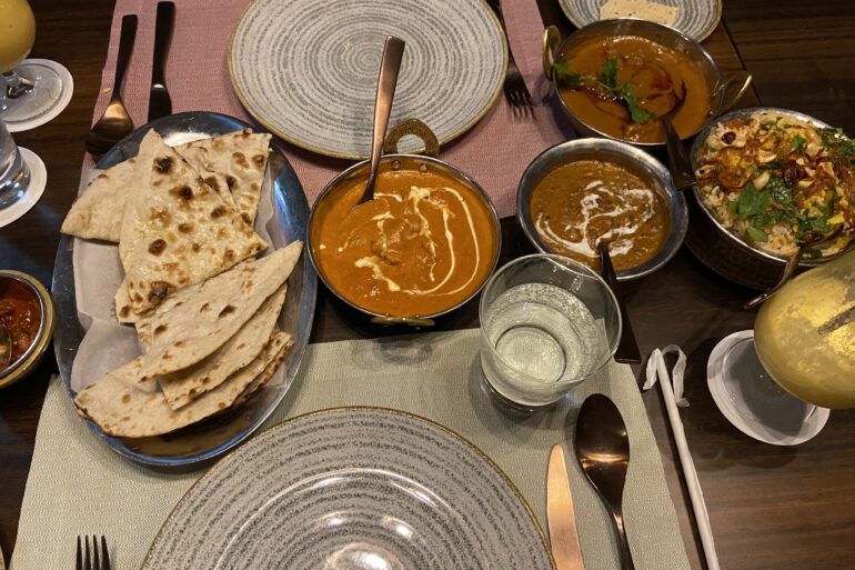 indisches Abendessen